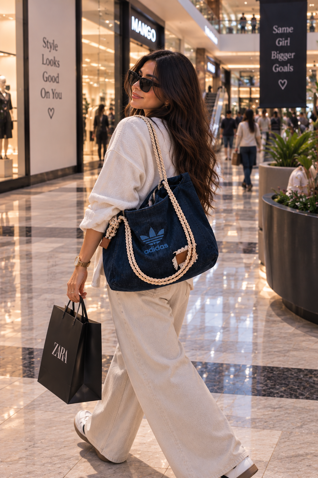 Sac Adidas Denim Femme – Design Tendance et Confort Premium