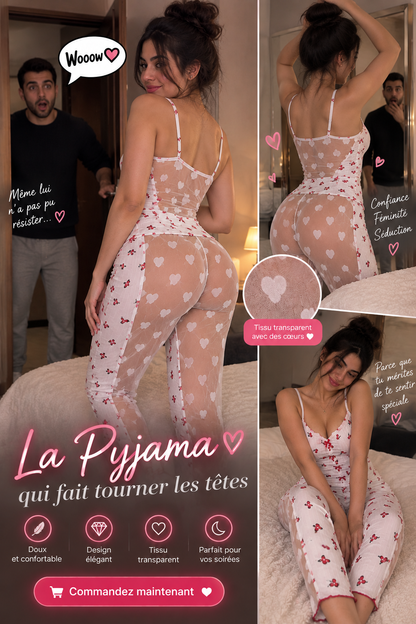 Pyjama Cherry Love™ | Sensuel, Léger & Irrésistible